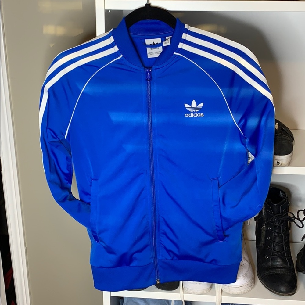 Blue adidas Track jacket